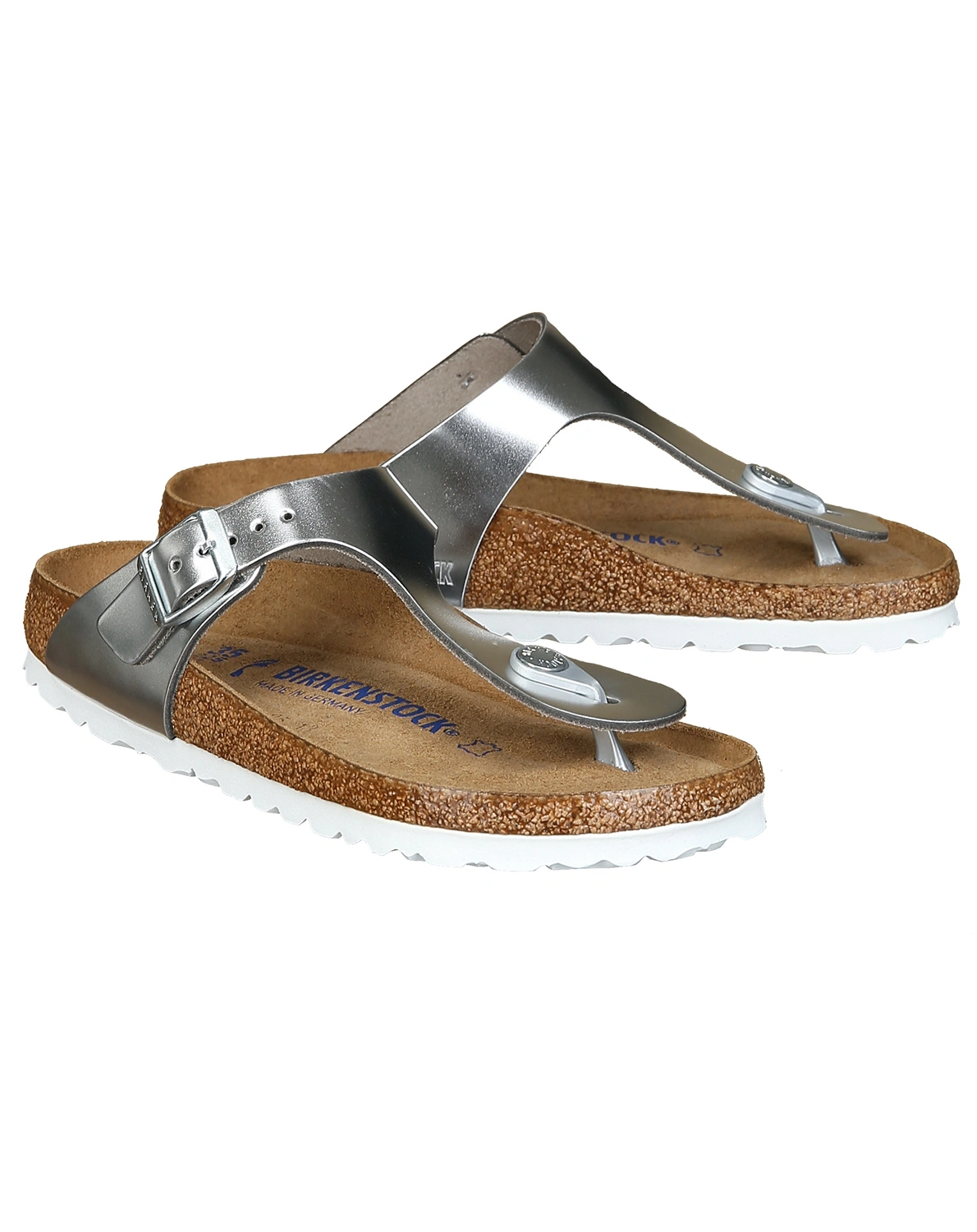 Zehentrenner GIZEH SFB LENA in metallic sillver