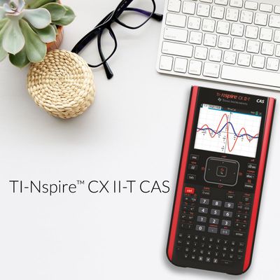 Calculatrice graphique TI-Nspire CX II-T CAS - mode examen intégré - Edition Python - précision algébrique
