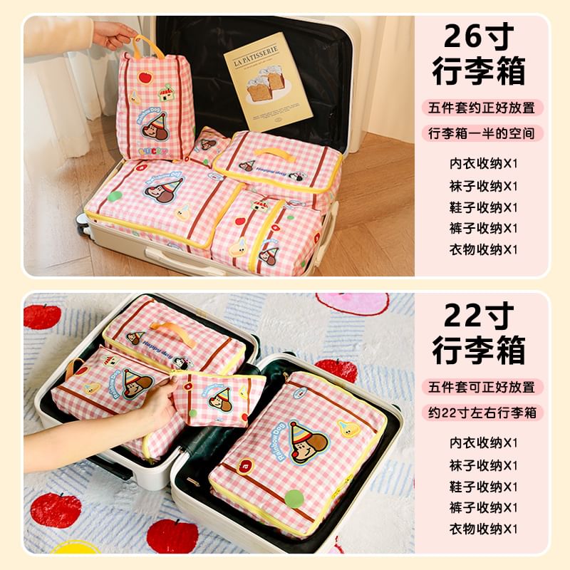Momoi - Cartoon plastic reiskledingorganizer (verschillende ontwerpen)