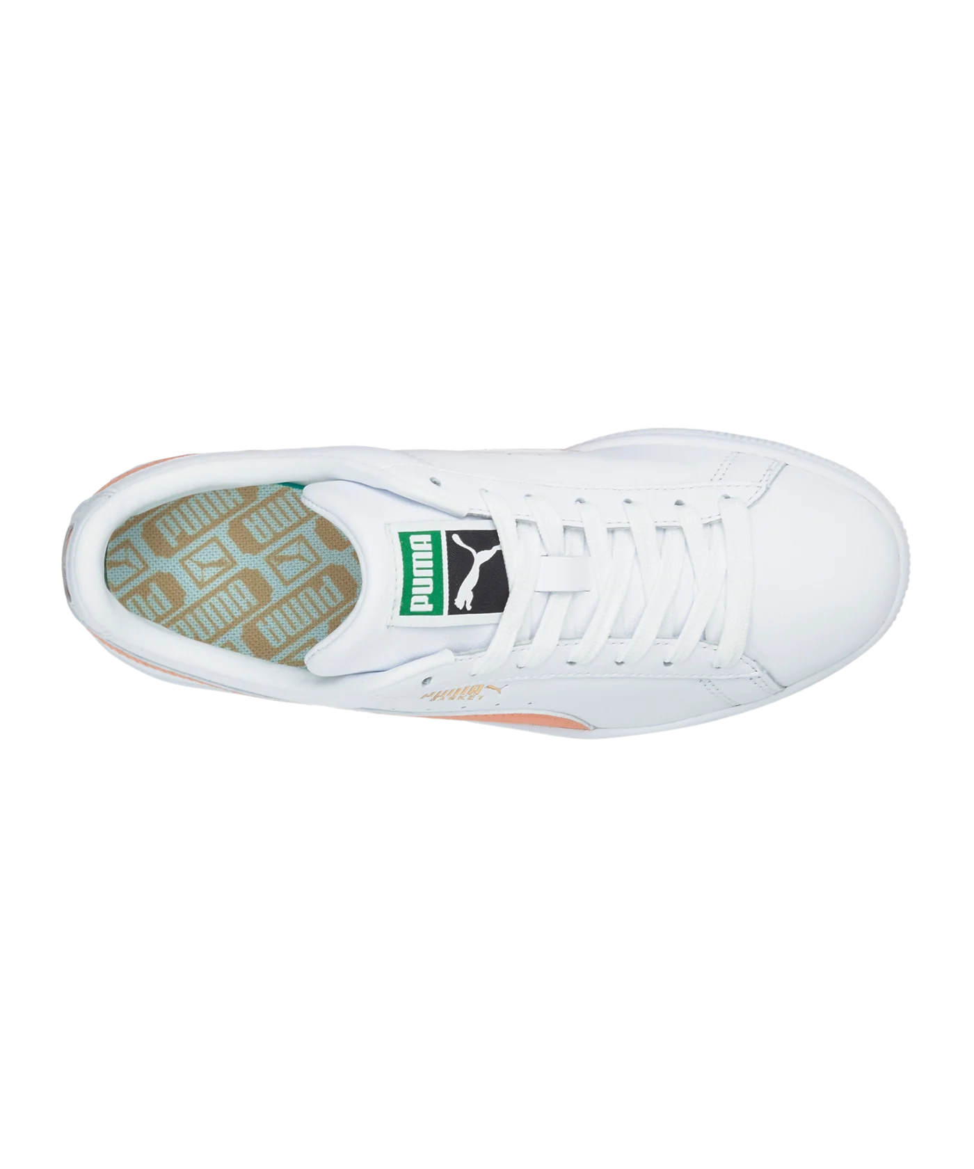 PUMA Basket Classic XXI Weiss Orange F17