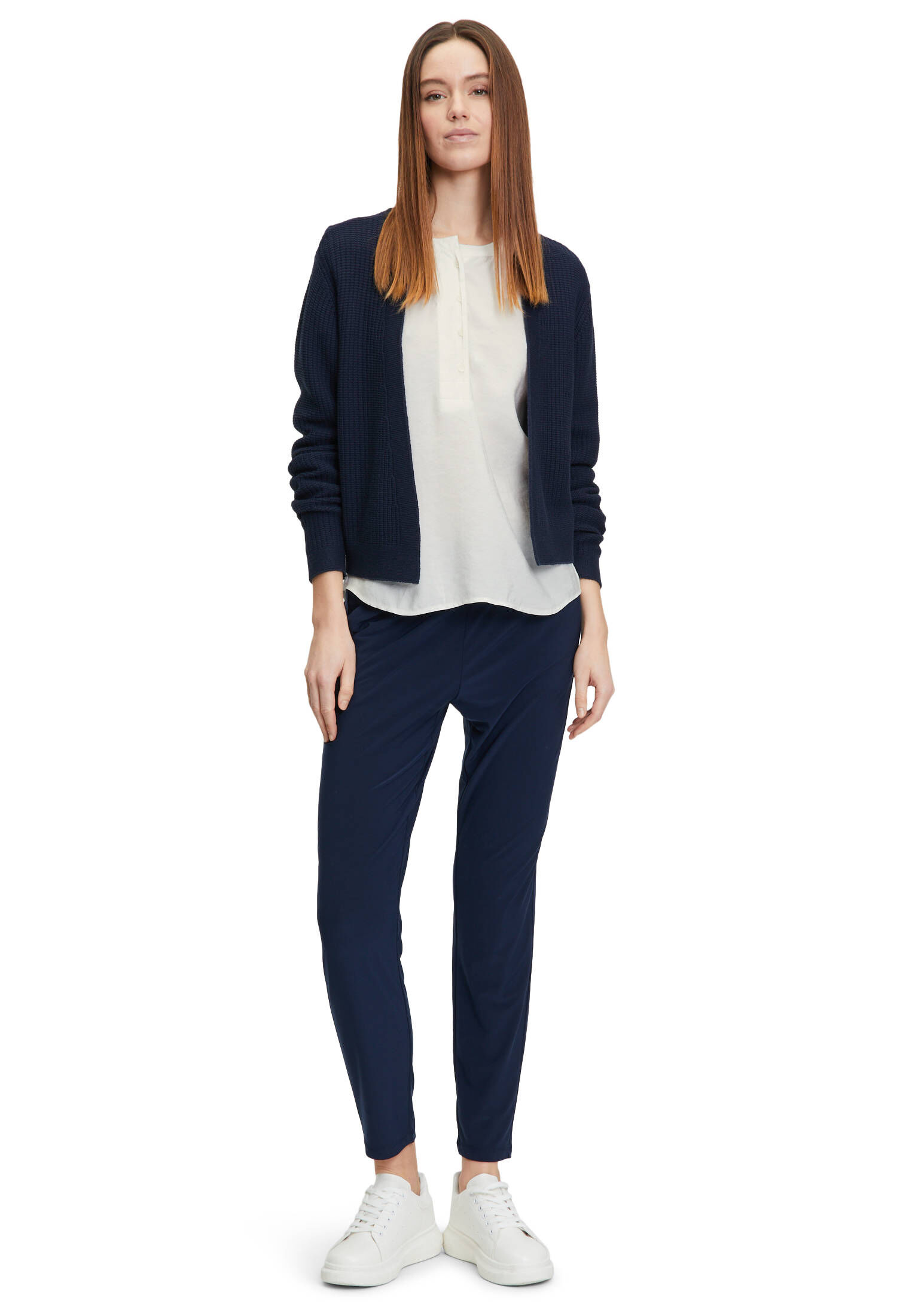 Betty & Co| Damen Schlupfbluse mit Struktur