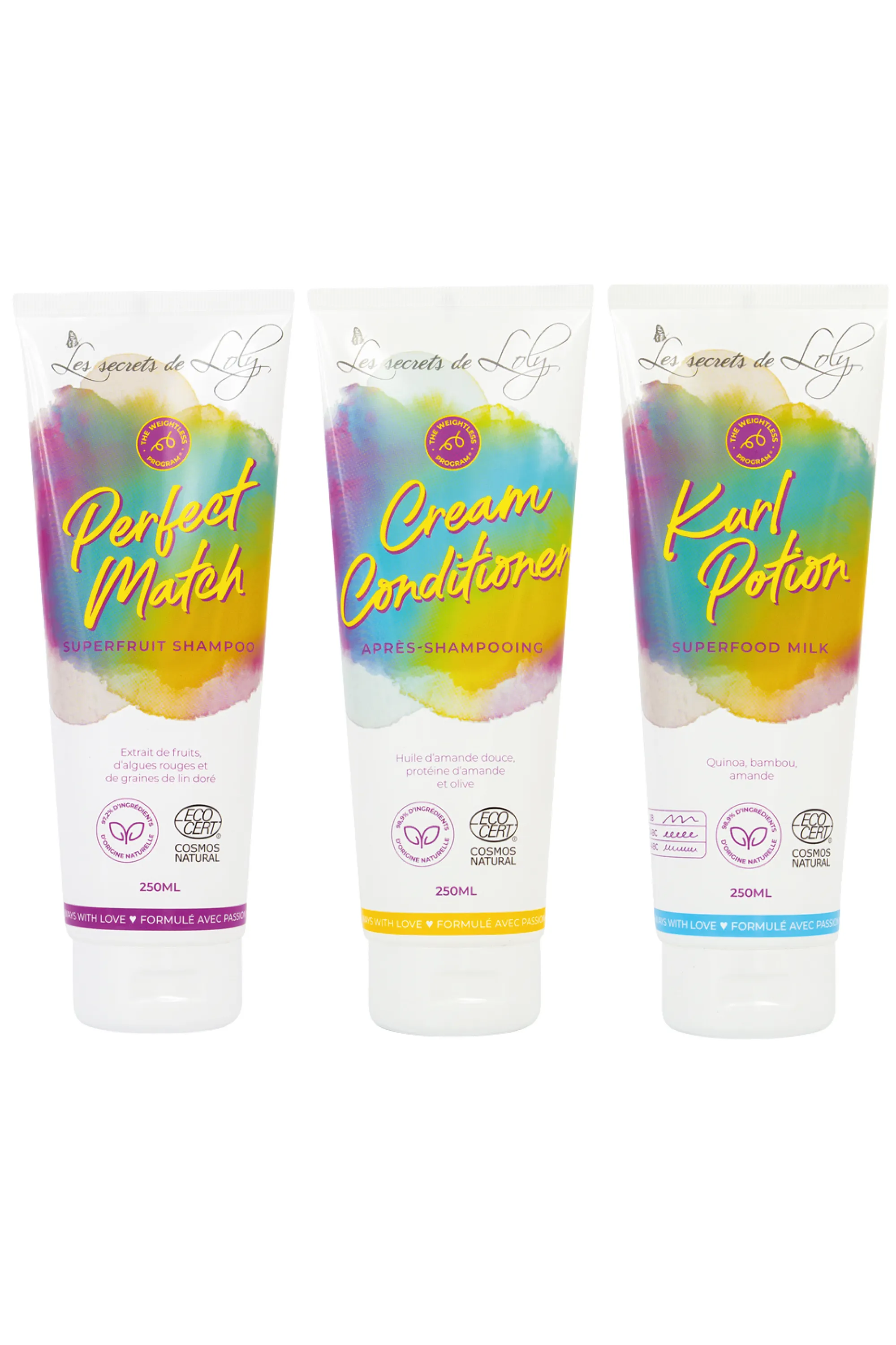 Les Secrets de Loly Routine cheveux bouclés hydratante et nourrissante-750 ml