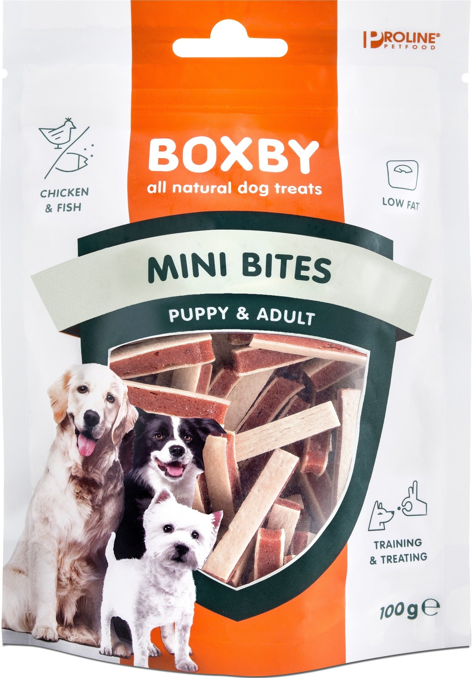 Proline Boxby hondensnoepjes Mini Bites kip 100 g
