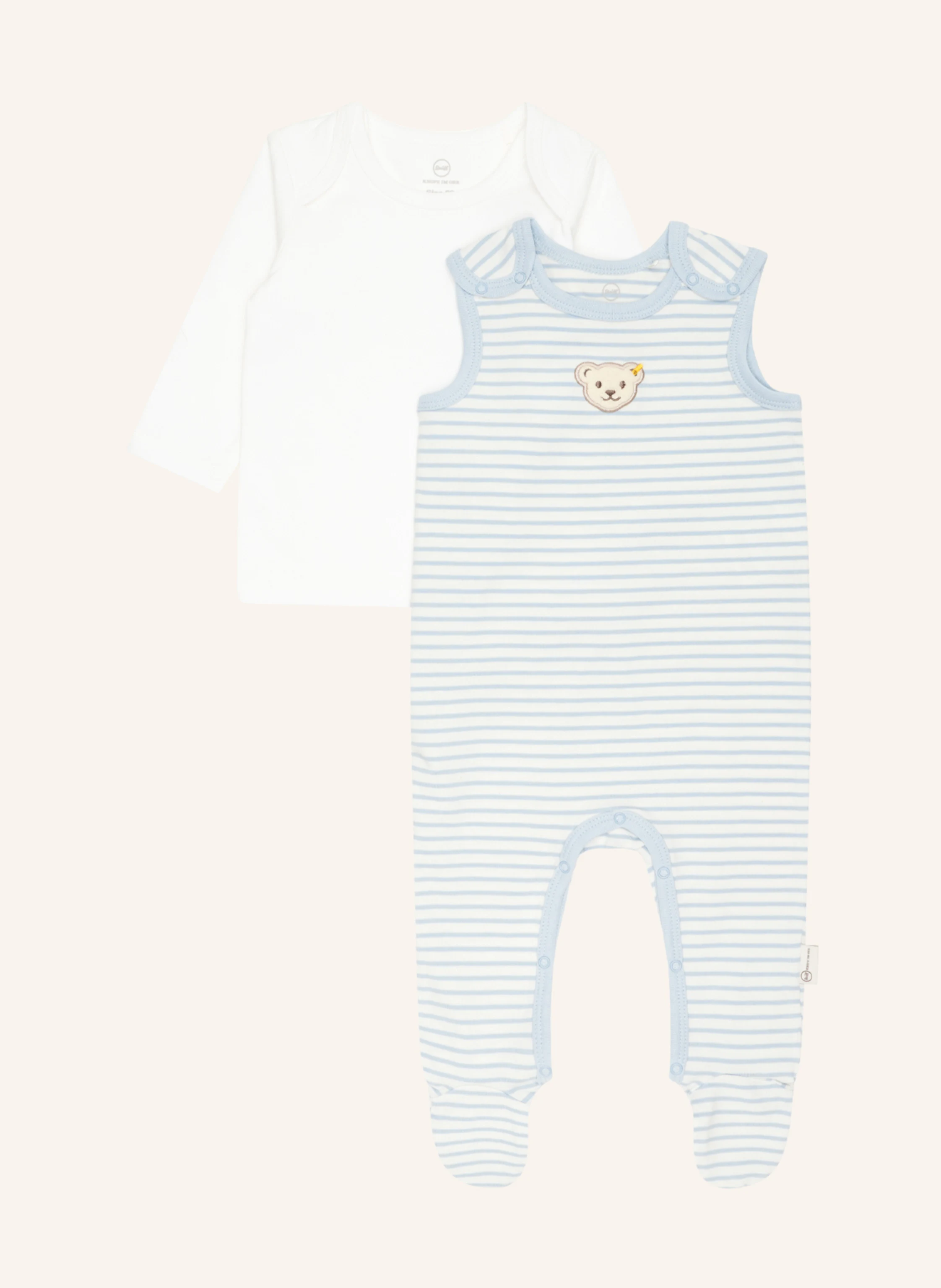 Steiff Set WELLNESS: Strampler + T-Shirt