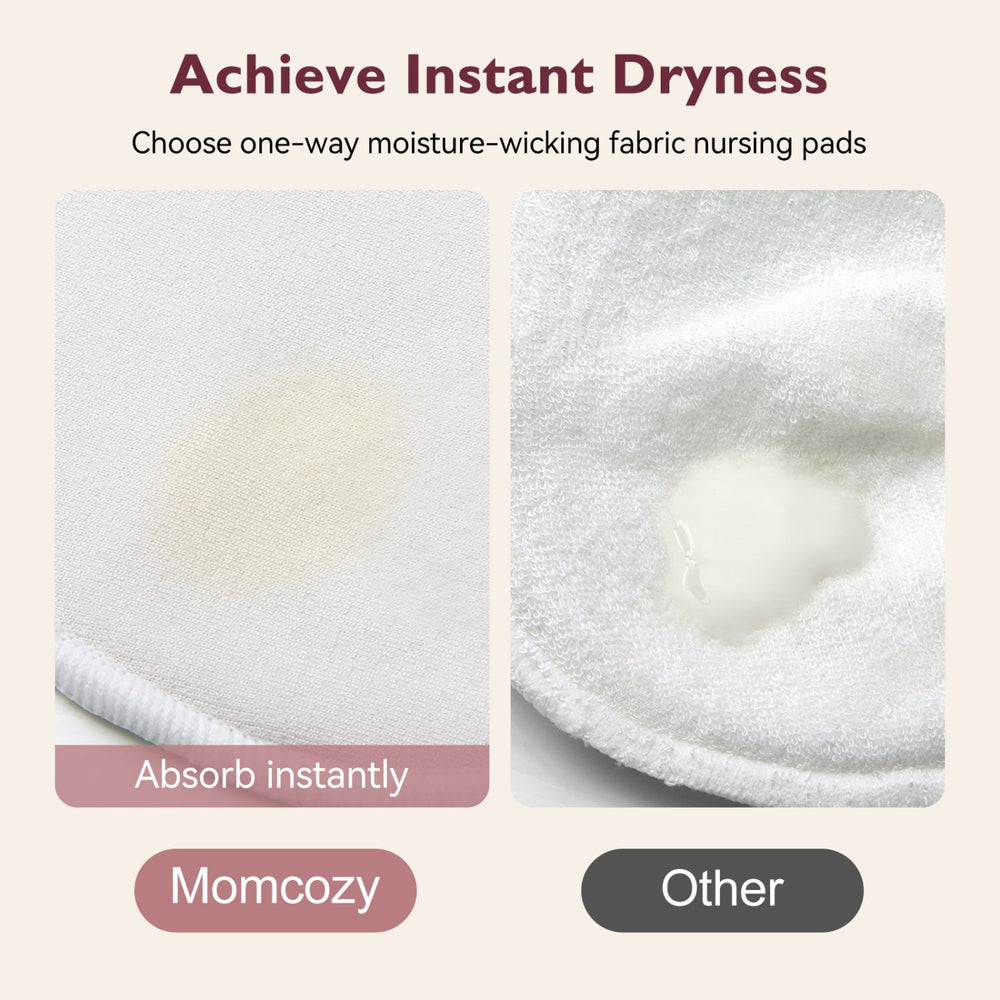 Køb Momcozy Natural Reusable Ammebrikker 14-Pack Tynd