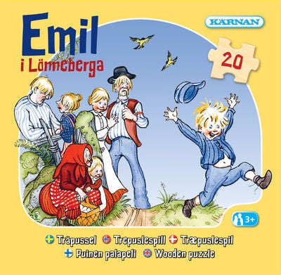 Kärnan Emil I Lønneberget Bokspuslespill I Tre 20 Biter
