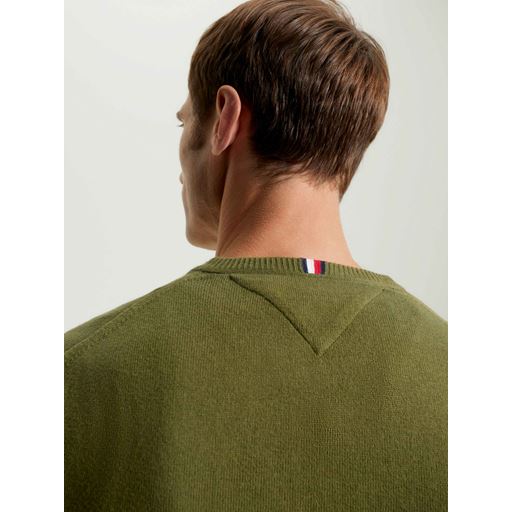 Tommy Hilfiger Pima Pullover, Grøn, M