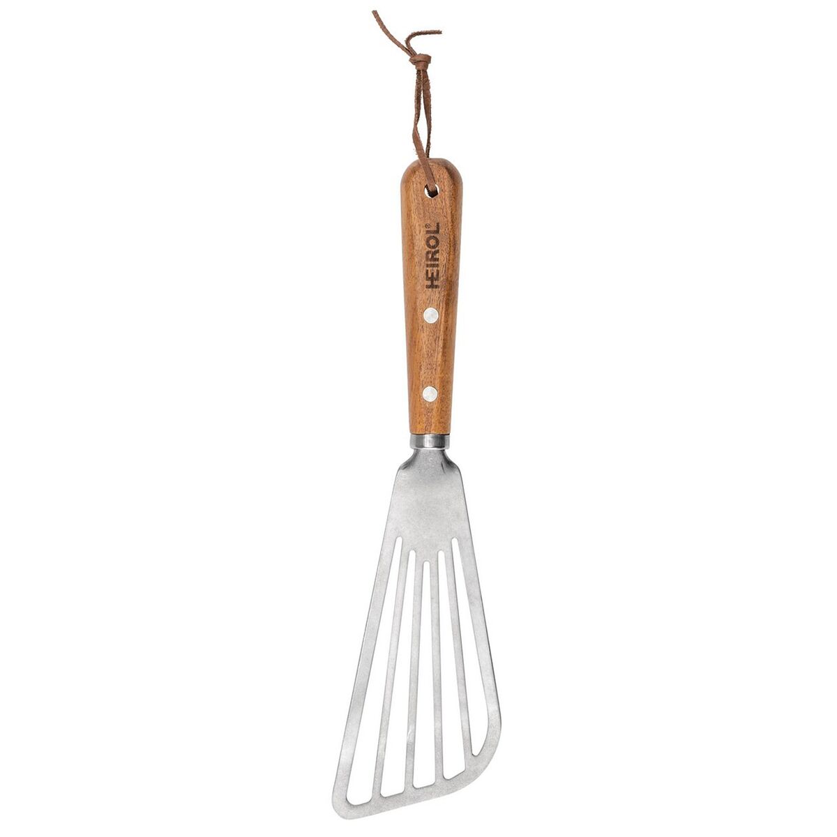 Rustfri stekespade med hull