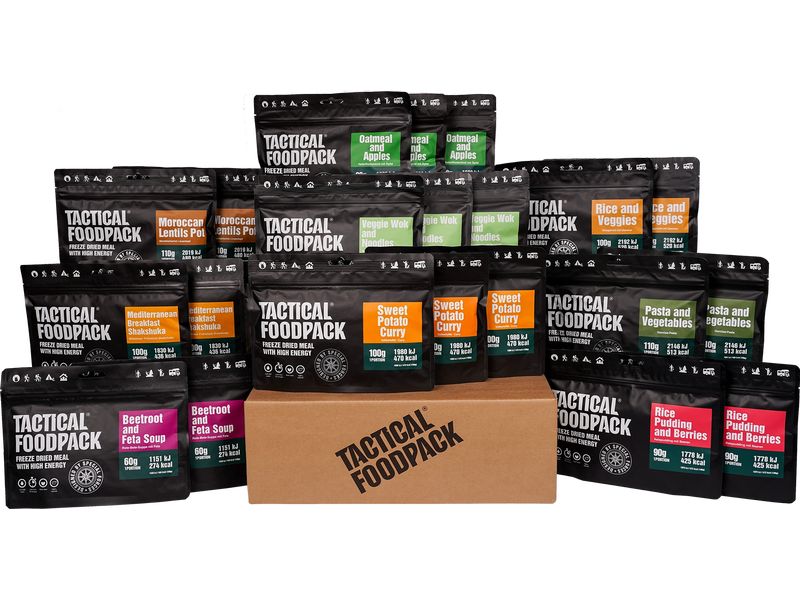 Tactical Foodpack Hauptgericht Weekpack Juliett Trekking-Fertiggerichte