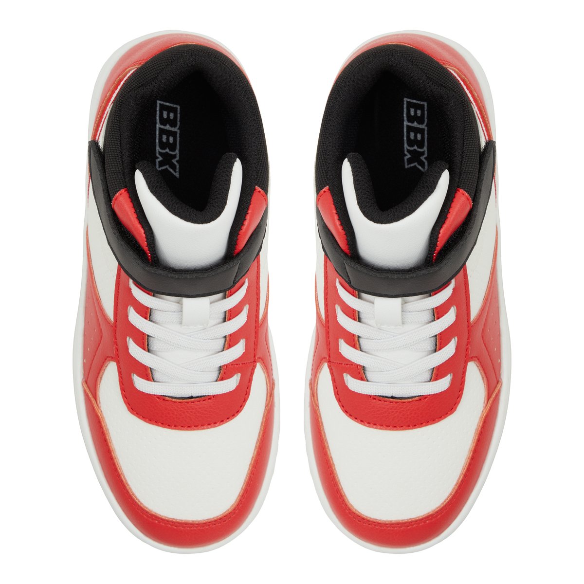 BBX-Swag-jb-Baskets montantes - Talon plat - Rouge Vif