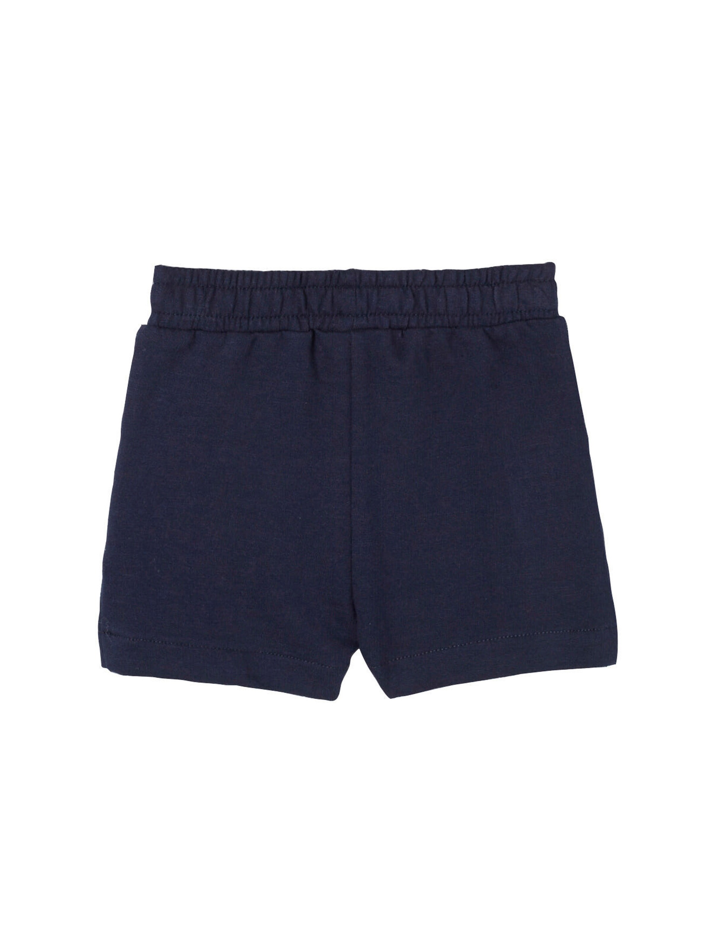 Vertbaudet Jungen Baby Sweat-Bermudas dunkelblau