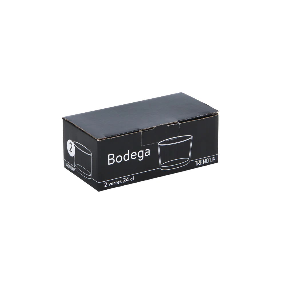 Boîte de 2 gobelets Bodega 24 cl LAV