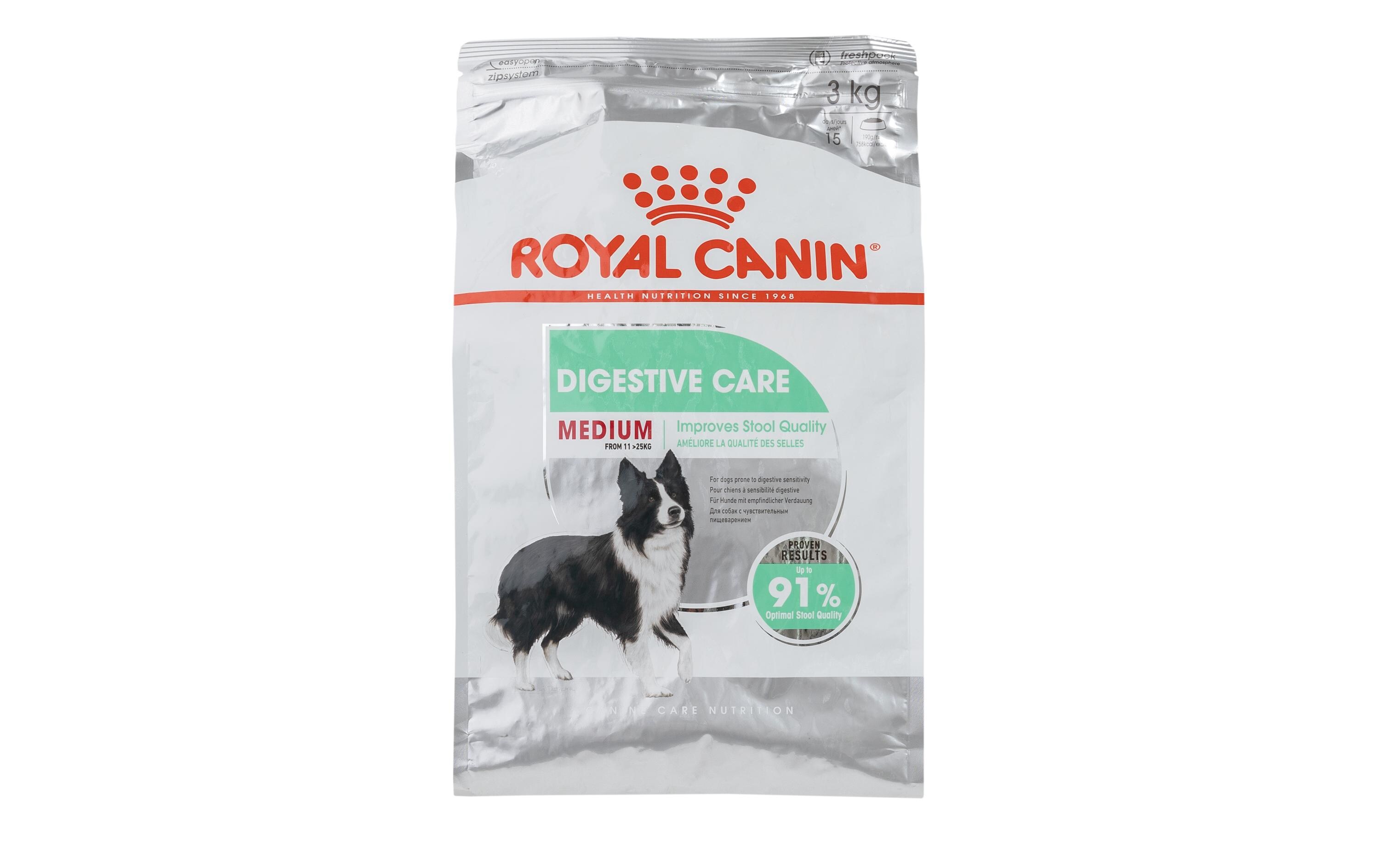 Trockenfutter Care Nutrition Digestive Medium, 3 kgAlleinfuttermittel für Hunde mit empfindlicher Verdauung