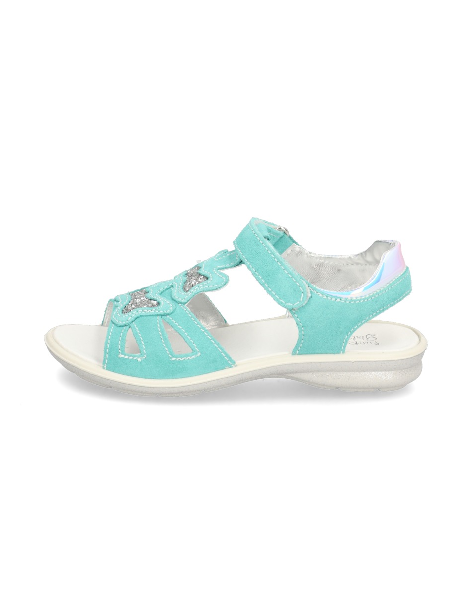 Veloursleder Sandale