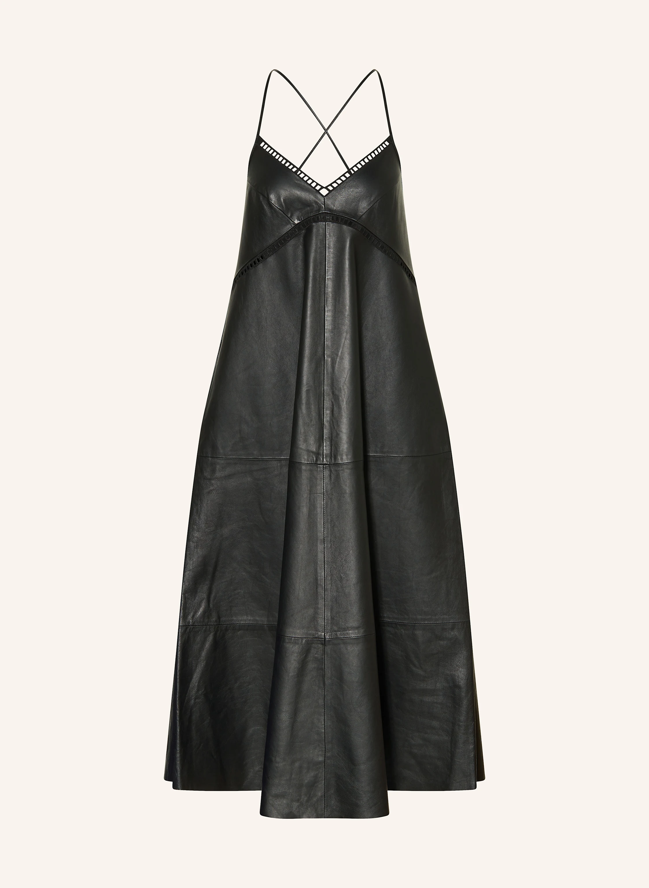 DRYKORN Lederkleid AVISSA mit Cut-outs