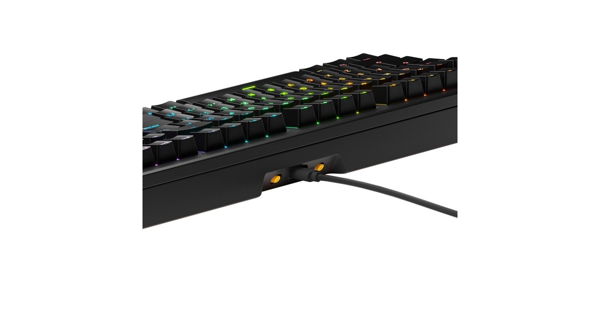 GloriousGMMK 3 HE 100% Prebuilt Wired Black, gaming toetsenbord  (Zwart, US lay-out, Glorious Fox, 100%, RGB, GPBT-doubleshot keycaps, Knob)