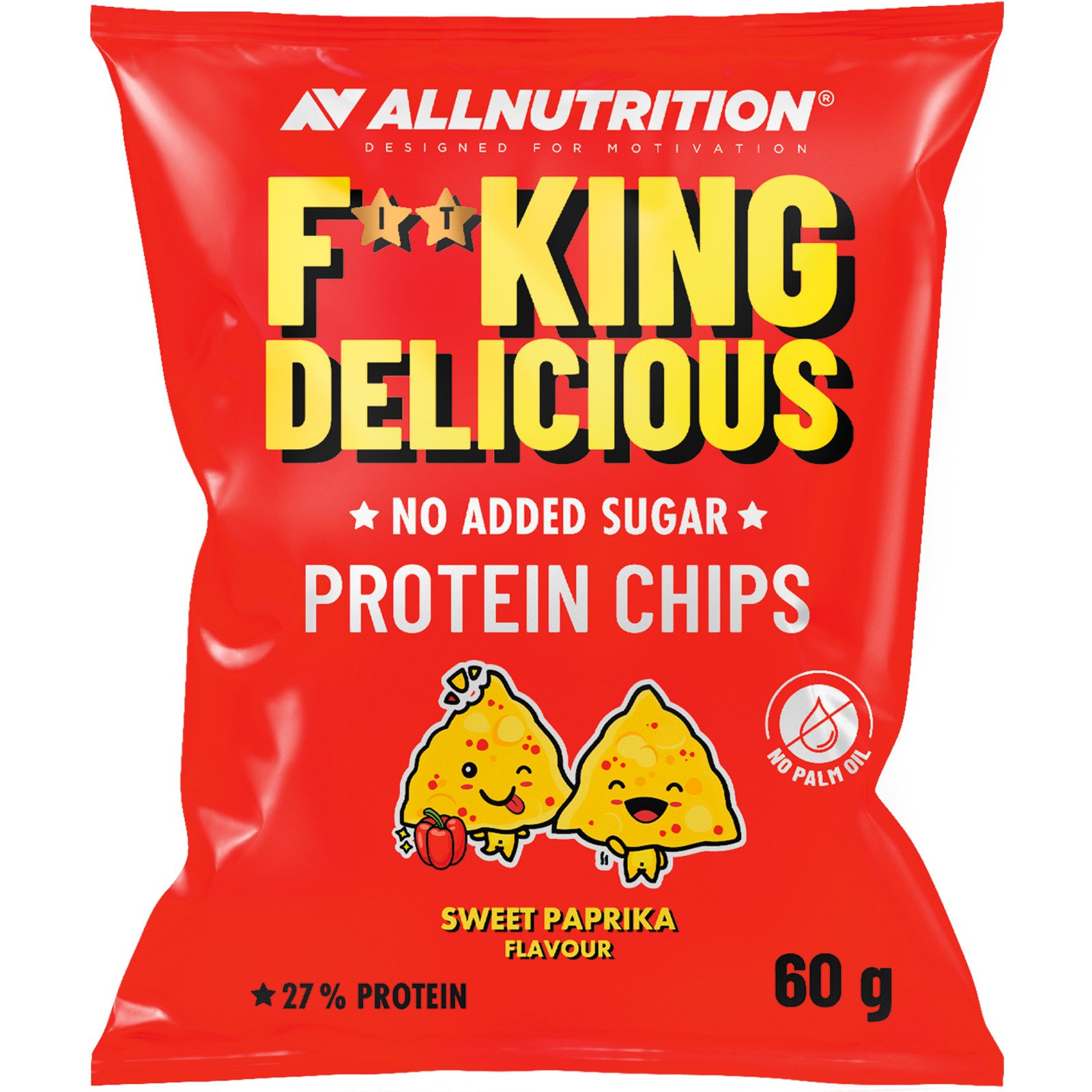 Allnutrition Fitking Delicious Protein Chips Paprika 60 g