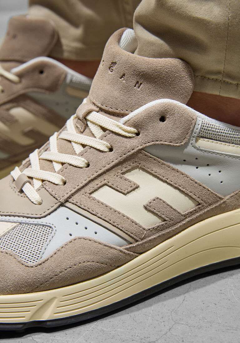 witte hogan lage sneakers hyperlight allacciato