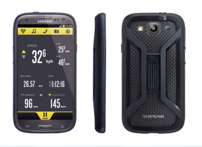 Topeak Ridecase til Samsung Galaxy S3, Sort