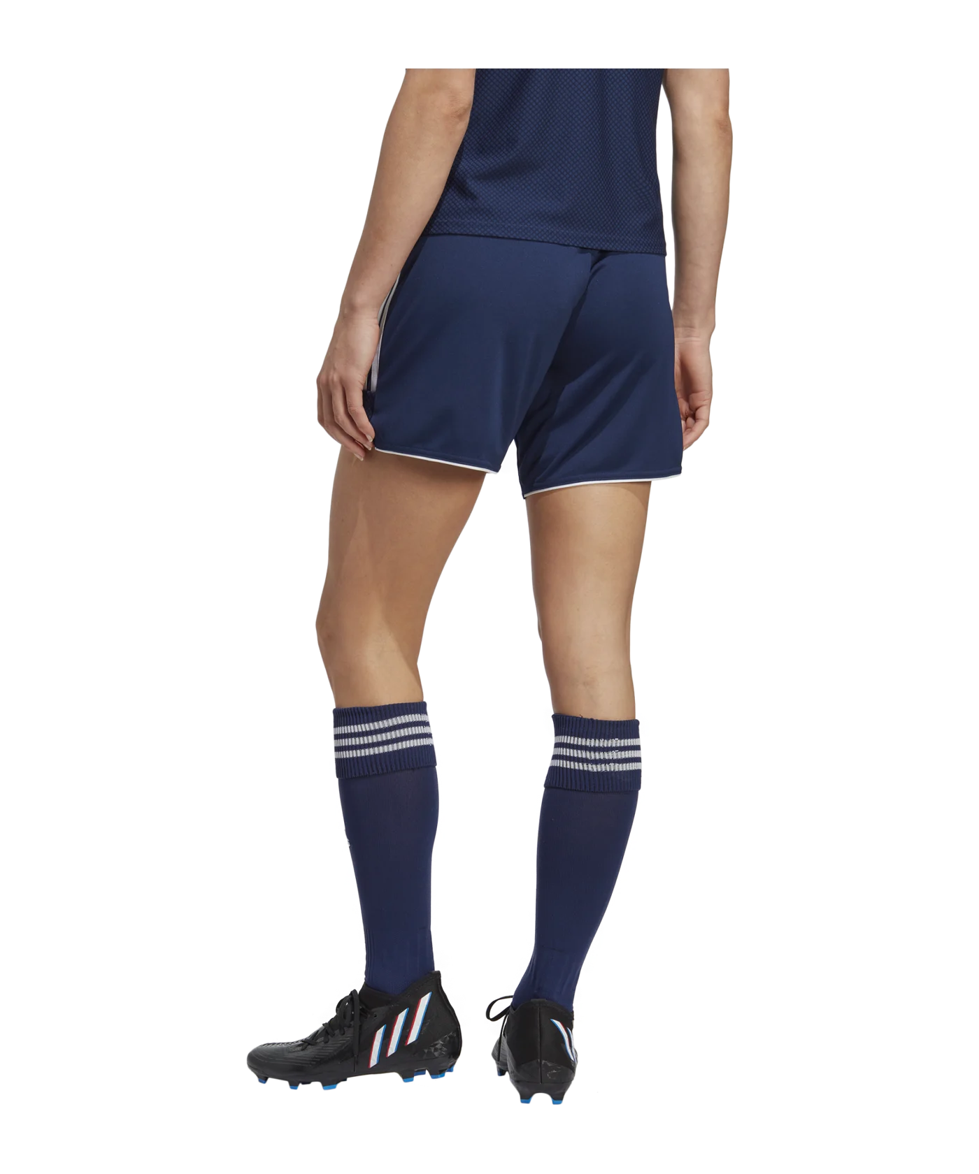 adidas Tiro 23 Short Low Damen Dunkelblau Weiss