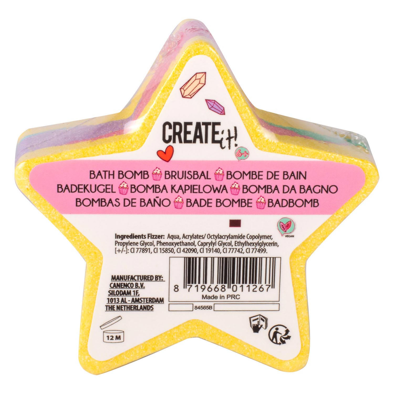 Create it! Beauty Bruisbal Regenboog
