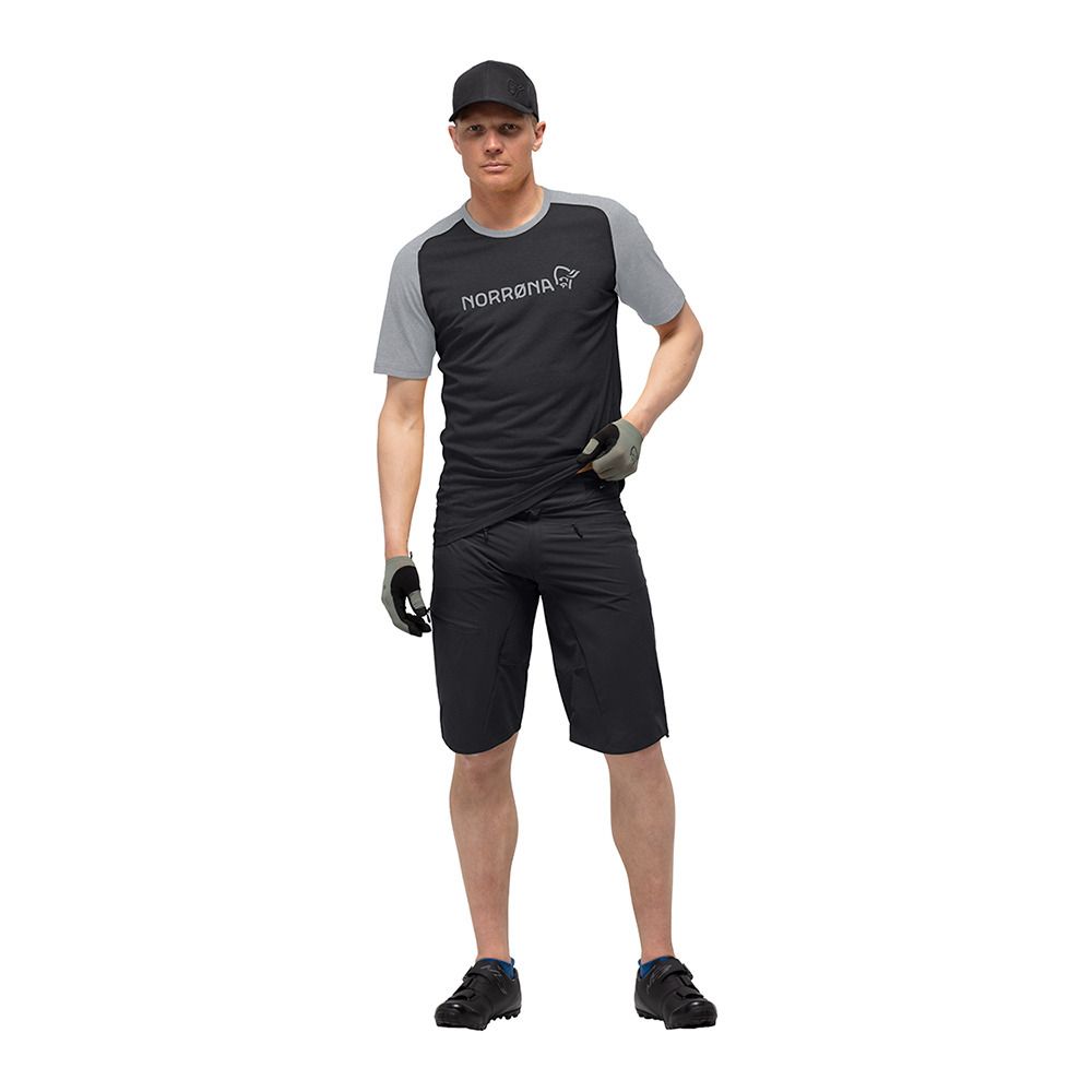 Norrona FJØRÅ FLEX1 - Short Homme caviar