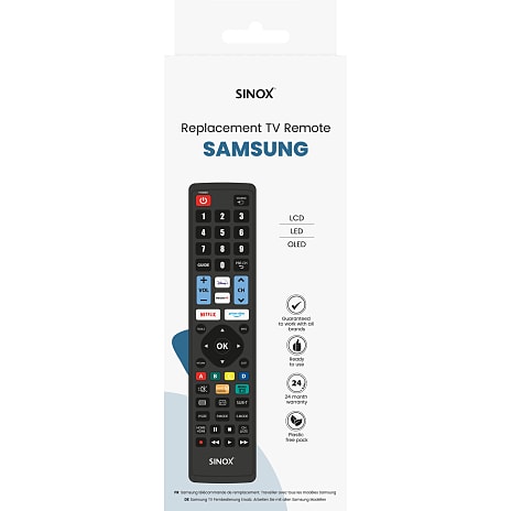 SINOX TV-remote for Samsung