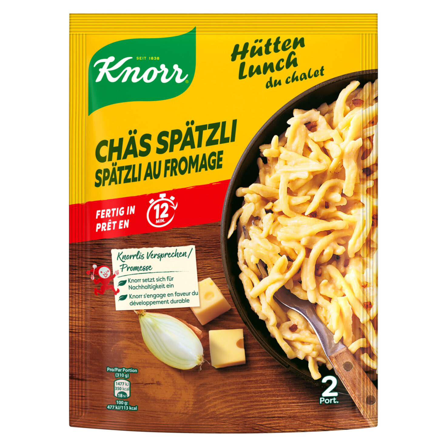 KNORR Hüttenlunch Chäs Spätzli