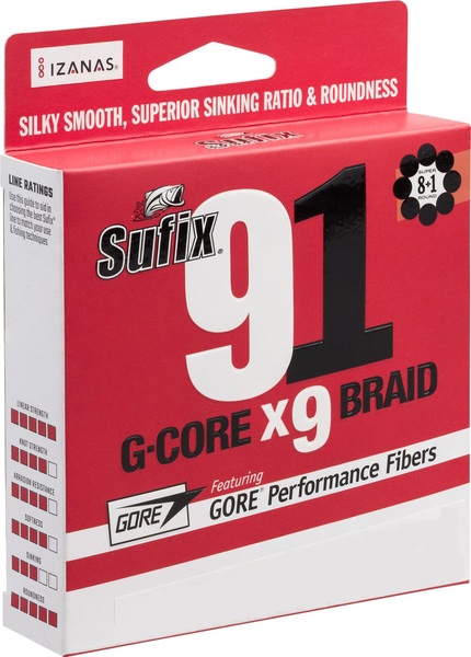 Sufix 91 Braid Ligne Tressée Chartreux (150m)