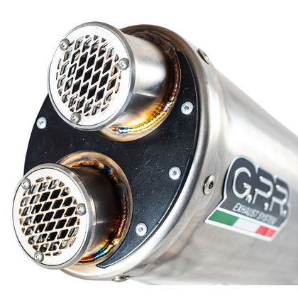 Silencieux GPR DUAL INOX - Gris