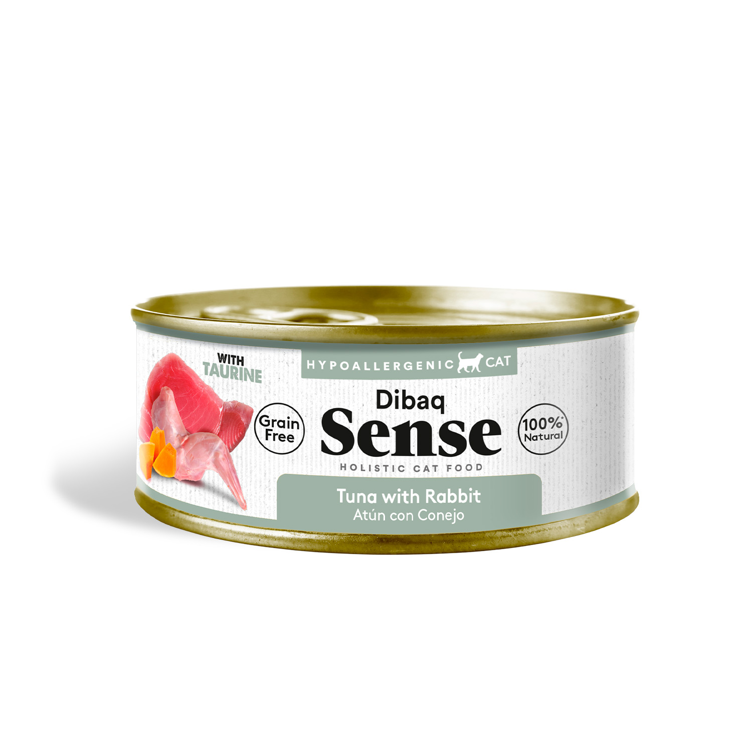 Dibaq Sense Cat Atum e Coelho com Abóbora (12 unidades x 70g)