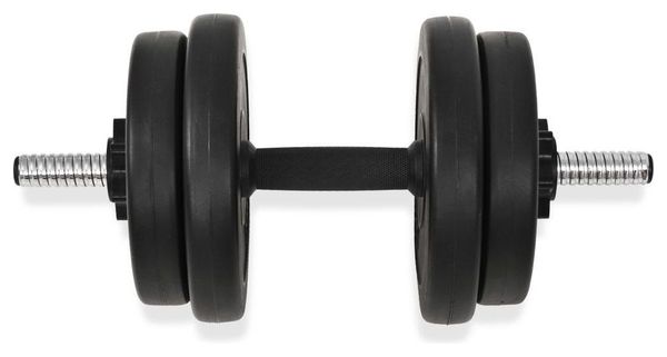 Haltères 14 pièces 20 kg poids barres disques fitness musculation biceps 02_0000737
