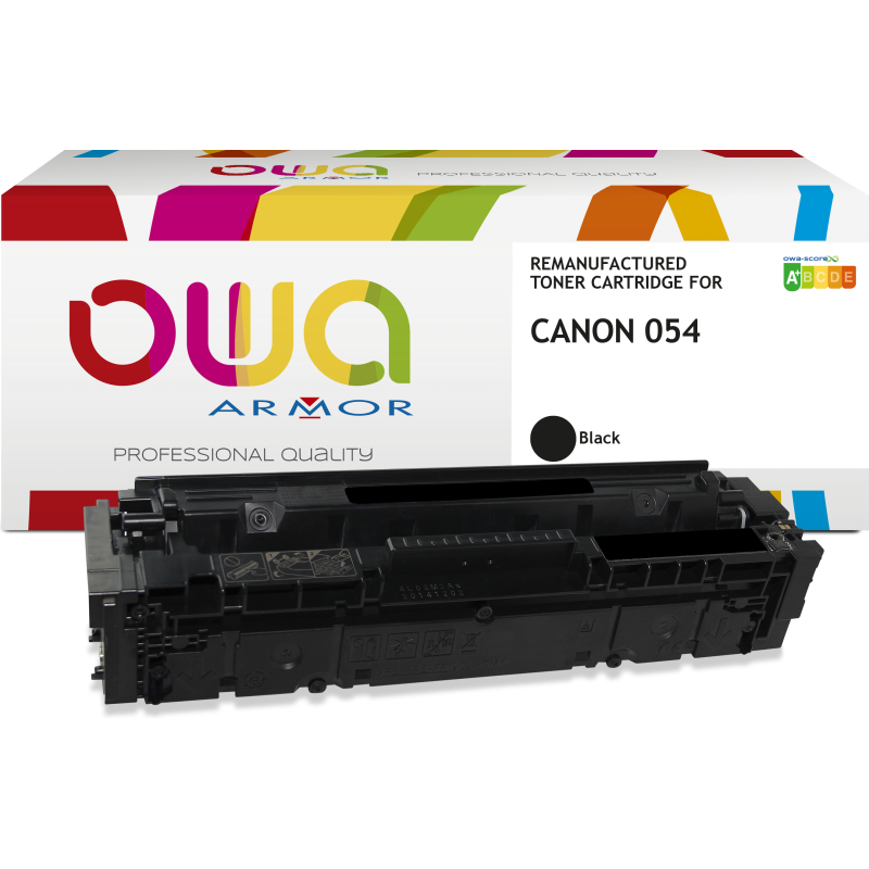 Toner remanufacturé OWA - standard - Noir - pour CANON 054