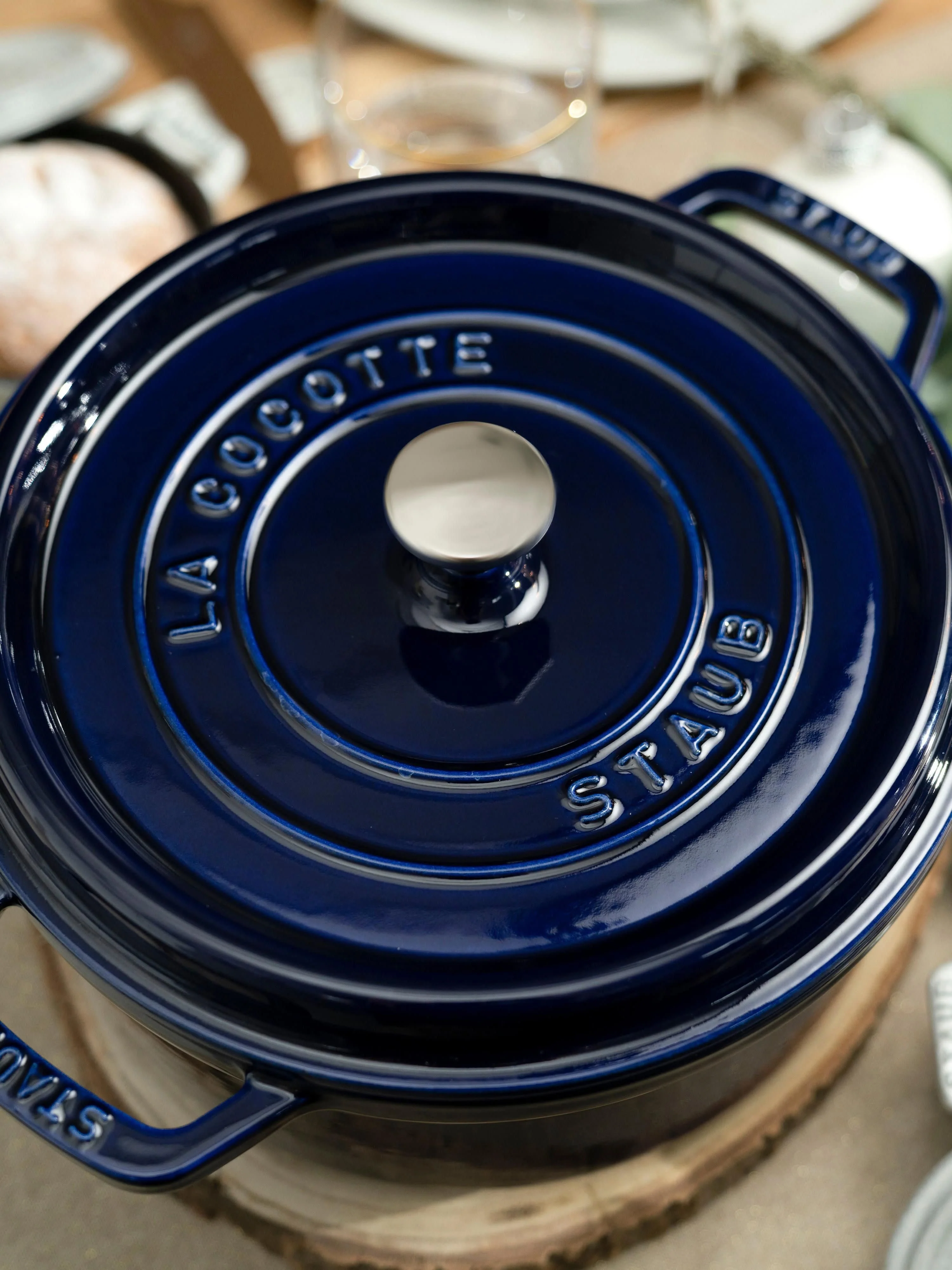 Ronde braadpan La Cocotte uit gietijzer