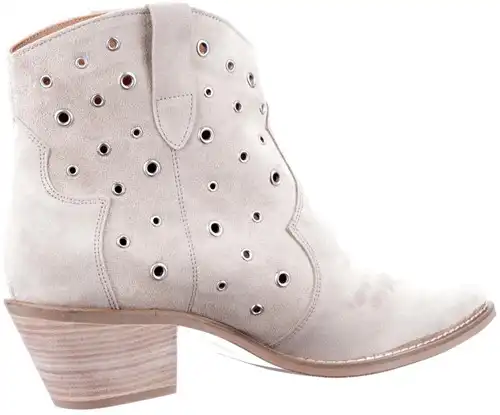 Babouche beige Fia-2 - maat 43 enkellaars beige - maat 43 Calandschoen