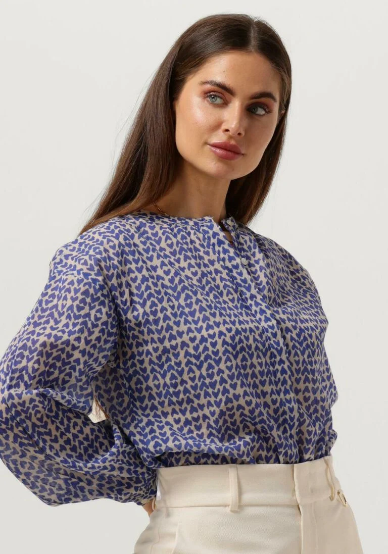 BY-BAR kobalt by-bar blouse cecile love blouse