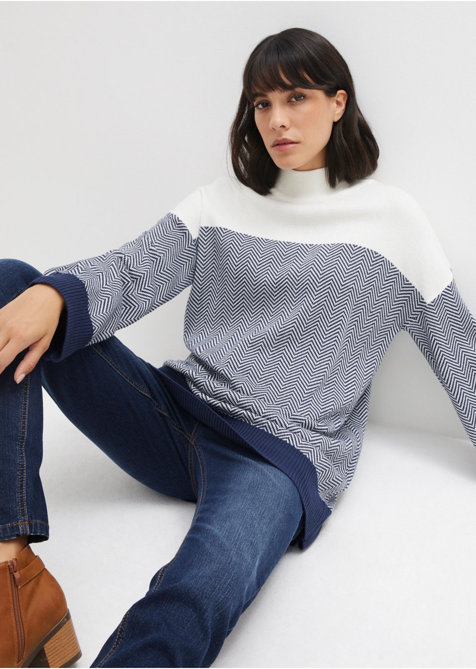 Pull long en maille