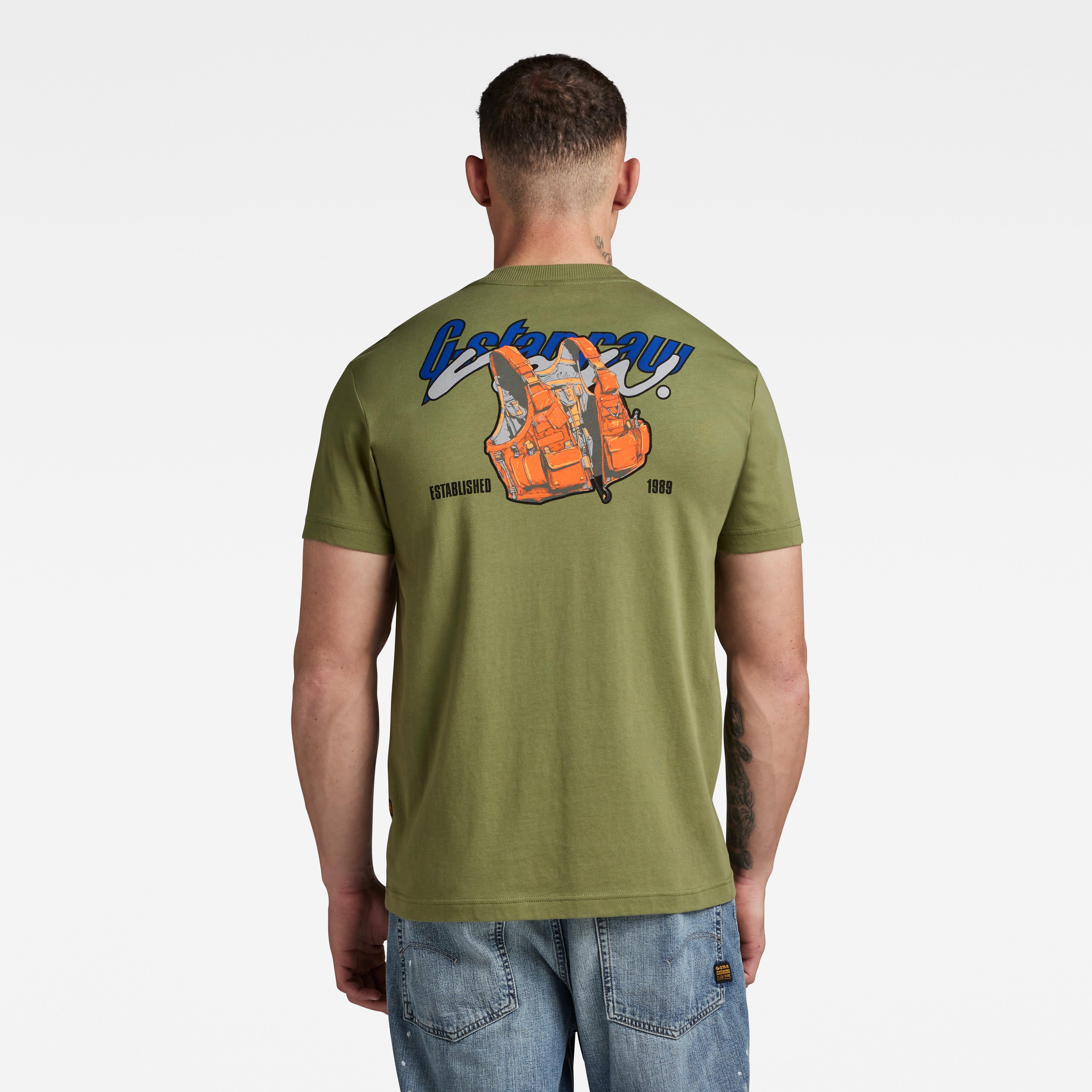 G Star Vest Back Grpahic T shirt