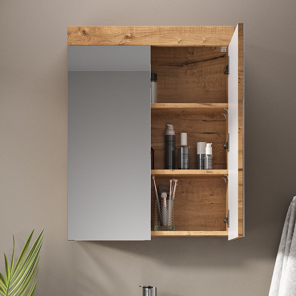 Vicco Spiegelschrank Badspiegel Wandspiegel Luna Spiegel Badezimmer Badschrank