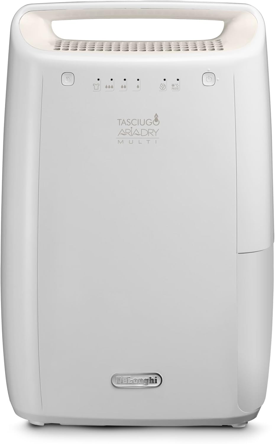 De'Longhi Tasciugo AriaDry Déshumidificateur DEX210SF, Déshumidificateur Portable avec Système de Filtration à 3 Actions, Fonction Séchage, Déshumidification 14L/Jour, R290, Réservoir Amovible, Blanc