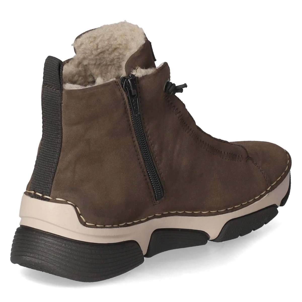 RiekerSchnürstiefeletten - BRAUN