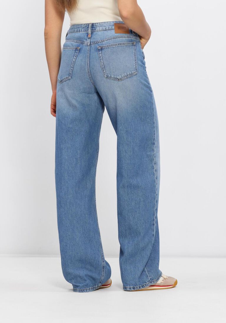 blauwe drykorn wide jeans medley 80764