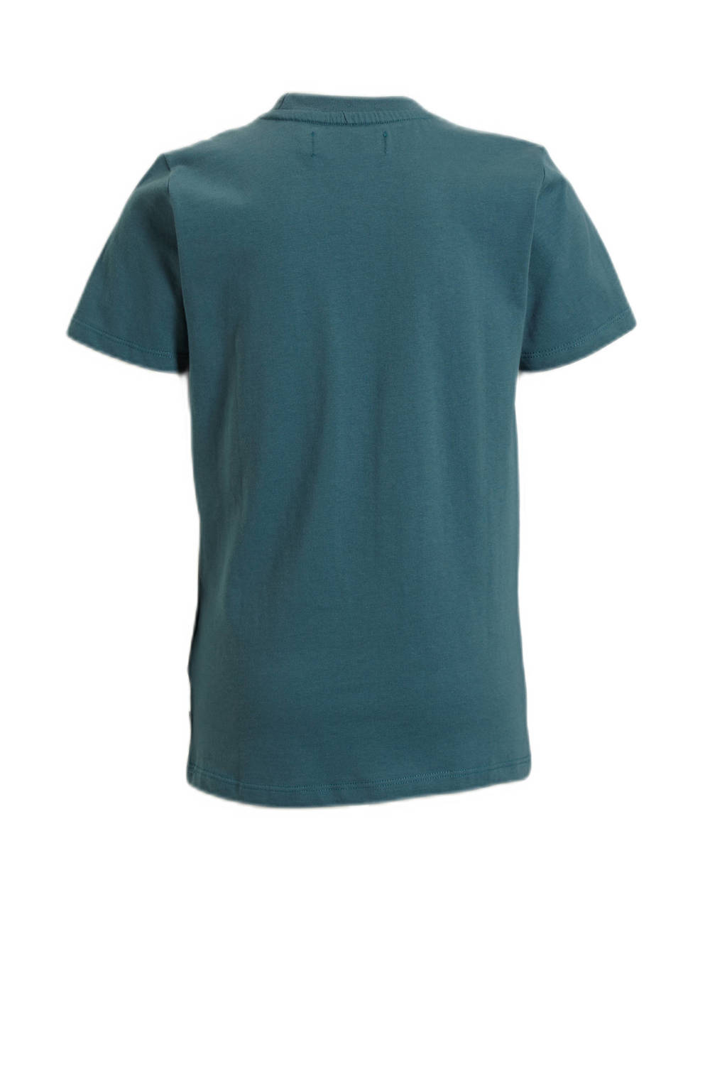 Orange Stars T-shirt Petar met printopdruk petrol