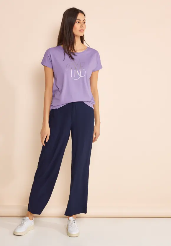 T-Shirt mit Wording - smell of lavender