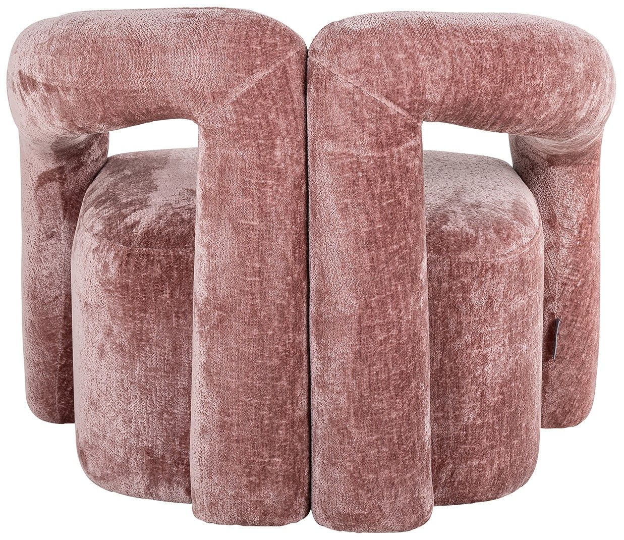 Fauteuil S4596 Rose Chenille Dana B85 x D77 x H67 cm