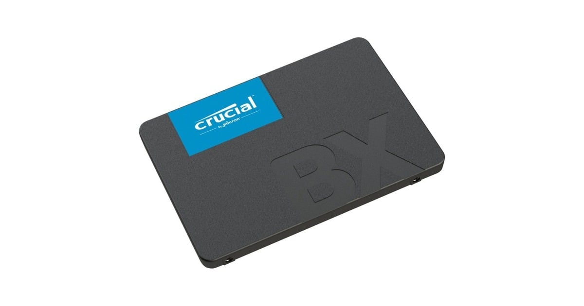 CrucialBX500, 240 GB  SSD  (Zwart, CT240BX500SSD1, SATA/600)