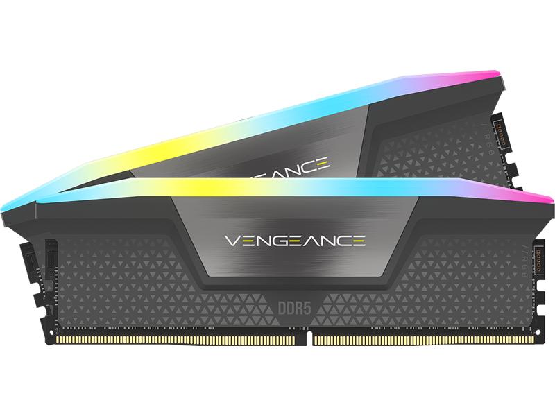 Corsair DDR5-RAM Vengeance RGB 6000 MHz 2x 16 GB High-Performance Arbeitsspeicher mit Multi-Zone-RGB-Beleuchtung