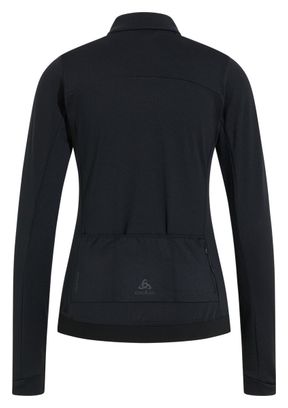 Veste de Cyclisme Femme Odlo Full Zip Zeroweight Ceramiwarm Noir