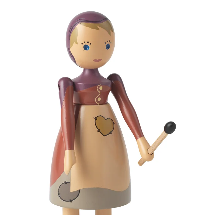 Kay Bojesen - Das Mädchen mit den Schwefelhölzern, H 14,5 cm, multi