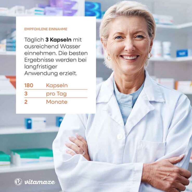 Magnesiumcitrat 360 mg vegan Kapseln, 180 St